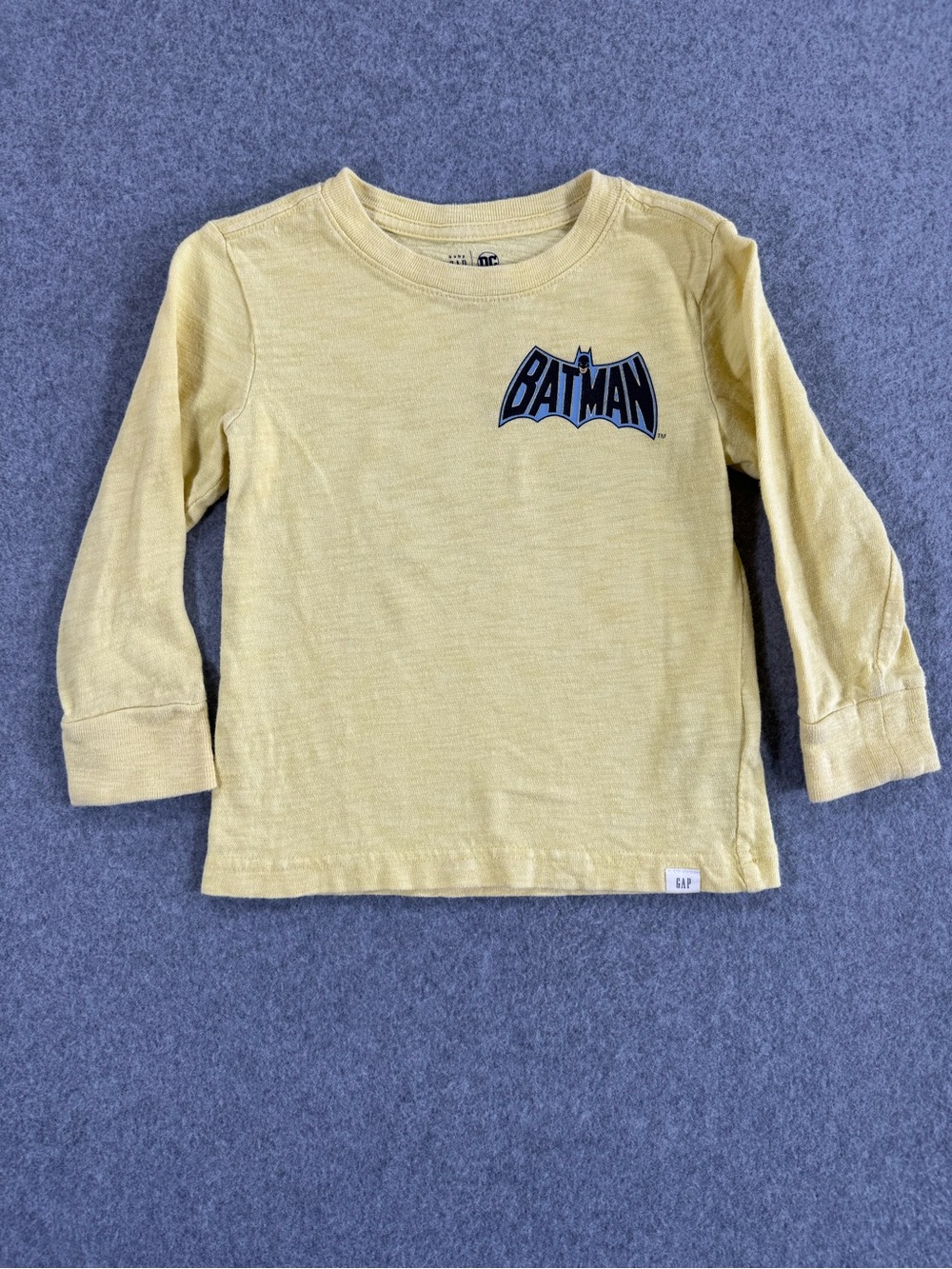 GAP Yellow Batman Long-Sleeve Tee for Kids